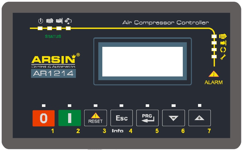کنترلر کمپرسور  ARSIN AR1214